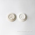 90mm White/Natural Flip Lid Disposable Hot Drink Lid